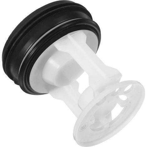 Bouchon de Pompe de Vidange pour Lave-Linge, Filtre Étanche en Plastique, Accessoire pour Machine à Laver, Adapté à L’Évacuation et Entretien Régulier (1/5)