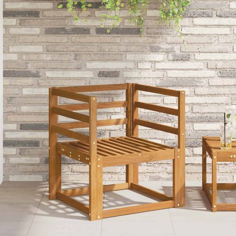 Accoudoir 2 pcs Naturel 59 x 4 x 73 cm Bois d'Acacia Massif (1/5)