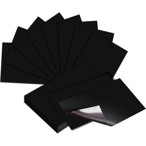Quincaillerie magnétique pour porte de garage, autocollants décoratifs en PVC imitation métal pour voiture et garage, B (1/5)