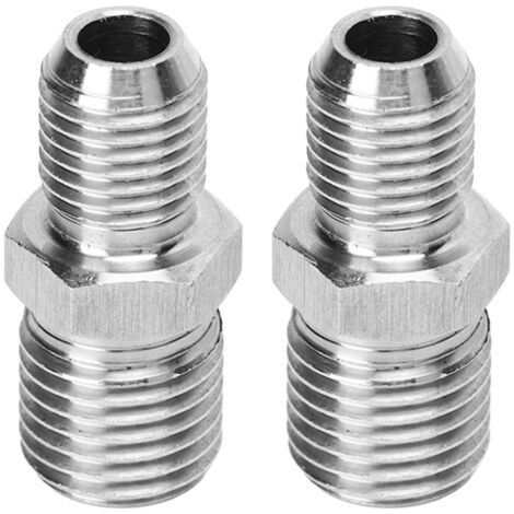 Adattatore per connettore linea carburante M14x1.5, raccordo 4AN, adattatore per tubo dritto in acciaio inox per la maggior parte dei fluidi (1/4)
