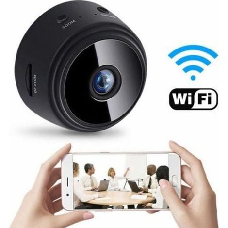 Caméra De Surveillance Sans Fil - 1080P HD - Angle Large 110° - Détection De Mouvement Intelligente - Pour Intérieur Et Extérieur - 1 Pièce (1/4)