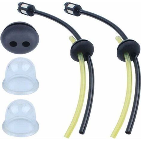 Kraftstoffleitungsschlauch-Set für Honda GX31 GX35 GX25 GX22 Freischneider, universal Kraftstoffleitungen + Kraftstofffilter + Dichtungen + Primerpumpe, Motorzubehör – (1/4)