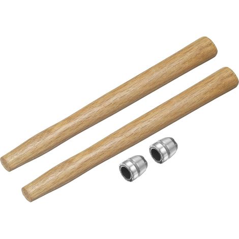 Manches De Remplacement En Bois Pour Marteau Outils De Menuiserie  Avec Cales Rondes Pour Tête Ronde Octogonale 1lb, Charpente Terrassement Construction Bricolage Maillet Hache (1/5)