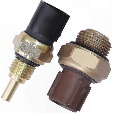 Capteur de température de liquide de refroidissement moteur 2 pièces avec interrupteur pour Honda CR-V, Civic, SUV et camions (1/5)