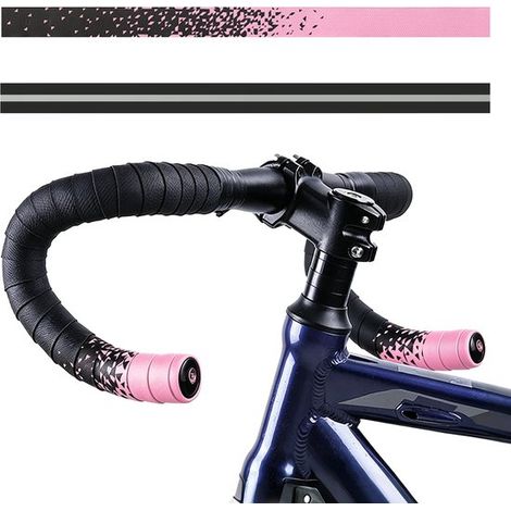 Nastro manubrio per biciclette. Comodo e antiscivolo. Nastro manubrio altamente elastico che si avvolge attorno al manubrio. Traspirante. (1/5)