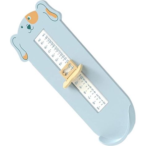 Strumento per misurare i piedi per bambini e bambine, tabella delle taglie delle scarpe, strumento di misurazione dei piedi per scarpe da neonato, righello preciso per la lunghezza del piede (1/4)