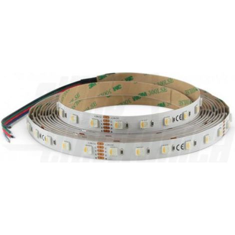 Striscia led 60 led/m 5050 24vdc 14,4w/m rgbw bianco naturale alpha elettronica jo350/14424rgbnw (1/5)