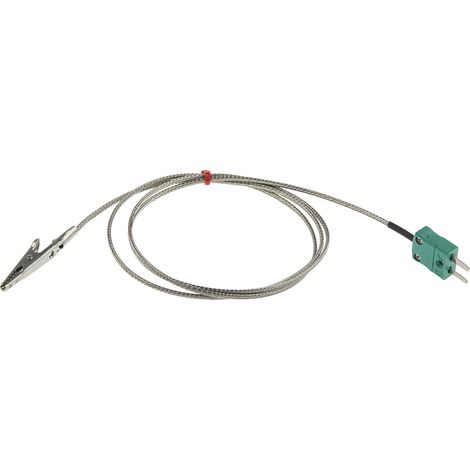 Thermocouple type K, +250°C max à Fiche mâle miniature ( Prix pour 1 ) (1/3)