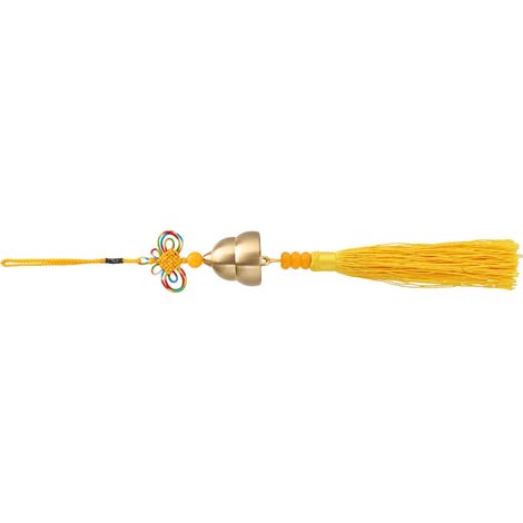 Anhänger aus Messingkürbis, Glücksbringer, Windspiel, Hängedekoration, Geschenk (1/5)