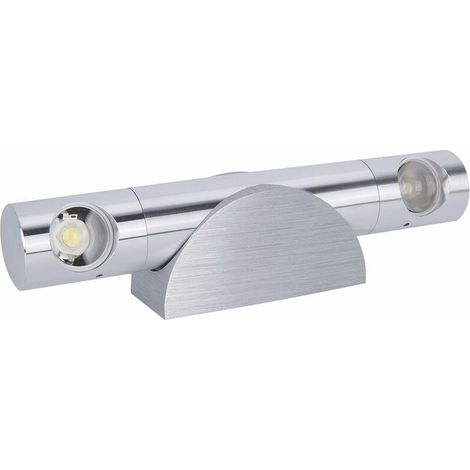 Applique Murale - 2 LED - 6 W - 360 Degrés Rotatif - Aluminium - Blanc Chaud 2700 K - Pour Chambre Salon Bureau Escalier - 1 Pièce (1/5)