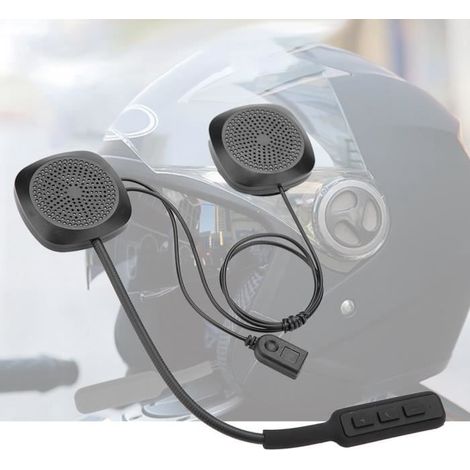 Écouteurs pour Casque de moto Bluetooth Réponse telephone automatique--Rose Vie
