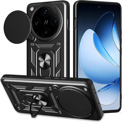 Gepanzerte Schutzhülle für Oppo Find X8 Pro, CamShield Slide, schwarz (1/5)