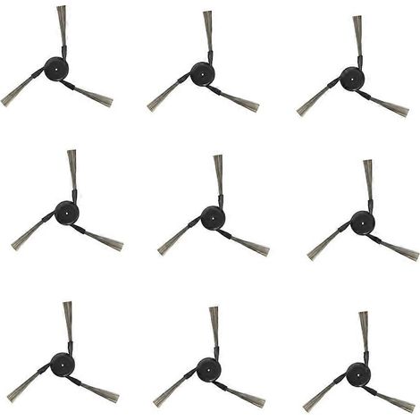 Lot de 9 brosses latérales de rechange pour aspirateurs Dreame L40S Pro Ultra / X50 Ultra / L50 Pro Ultra (1/5)