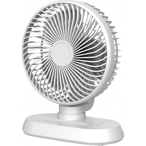 Camping fan with LED lantern, rechargeable oscillating fan with remote control and hook, portable tent fan with timer (1/3)