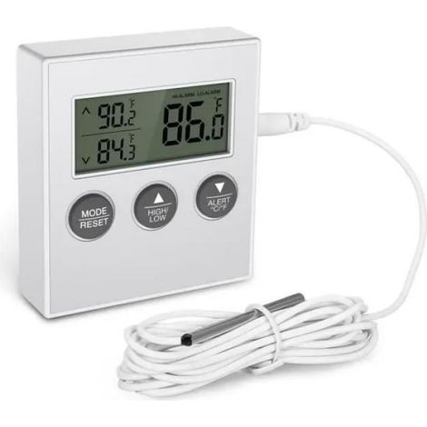 Kühlschrankthermometer, Gefrierschrankthermometer (weiß) (1/5)