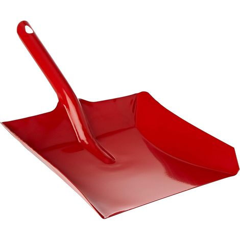 Pelle à poussière en métal fabriquée en France - Trou de suspension - 40 cm (1/3)