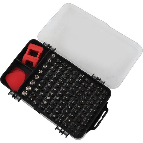 Kit de tournevis multifonctionnel magnétique 110 en 1 pour la réparation de téléphones, ordinateurs portables et montres. (1/5)