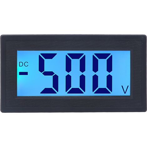 Voltmètre Numérique DC YB5135DB avec Affichage LCD, Mesure Tension 0-500V, Alimentation AC100-240V (1/5)