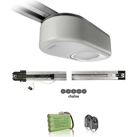 SOMFY 1240479 - Motorisation pour porte de garage Dexxo Smart 800 io - Pack chaine