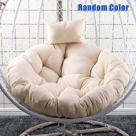Coussins de siège moelleux pour fauteuil suspendu/balancelle, couleur aléatoire (1/5)