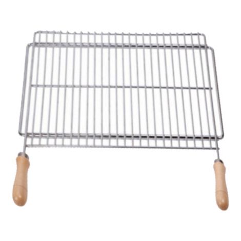 Ausziehbarer Grillrost 60x40cm aus verzinktem Stahl (1/3)