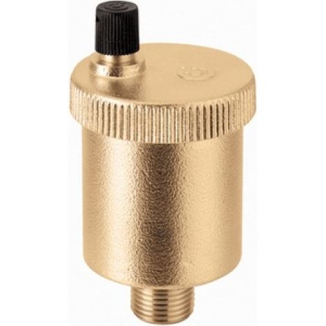 VALVOLA AUTOMATICA MINICAL SFOGO ARIA GIALLO 1/2&quot M