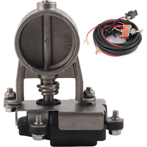 Valvola di scarico a bassa pressione ad azionamento elettrico per downpipe Catback E82 E88 F2X F3XD51, con tubi da 2 pollici.
