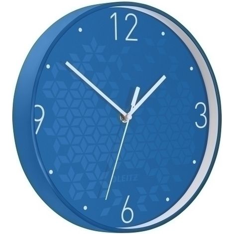 RELOJ PARED LEITZ ANALOGICO 29 CM AZUL