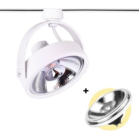 Spot encastre LED 11W downlight ultra-plat carre blanc 175x175x45mm 4000K 990lm 110° 230V non-dimmable Ledinaire Philips (1/5)