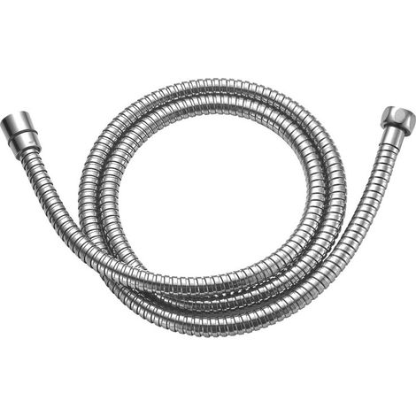 Flessibile doccia in acciaio cromato 150 cm doppia graffatura