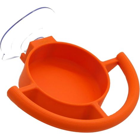 Mangeoire à ventouse pour oiseaux, récipient pour la nourriture ou l'eau dans les cages et les zones d'élevage domestiques.-AquaForge (1/5)