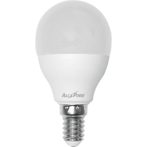 Alca power g45 8w 220v 750lm e14 lampada mini sfera, scegli il tipo di luce bianco freddo (1/4)