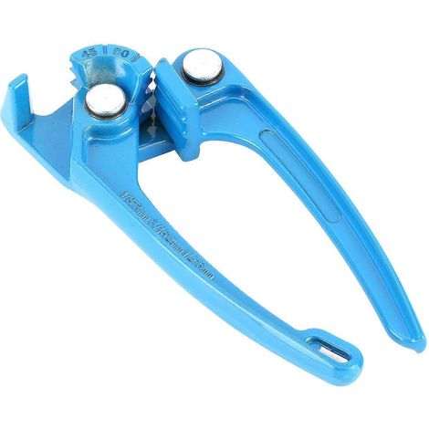 Cintreuse pour tuyaux de 1/8 po, 3/16 po et 1/4 po, conduites de carburant, conduites de frein, systèmes de climatisation, conduites de réfrigérant, bleu