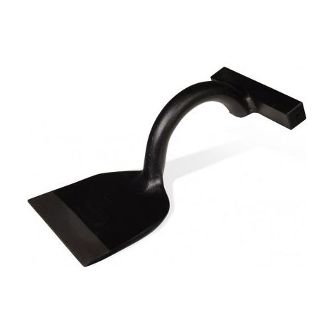 Edma – Grattoir main de fer avec racloir Queue de carpe – Forgé en acier – Lame longue 285 mm – Perçage 5 x 15 mm pour zinc et plomb (1/2)