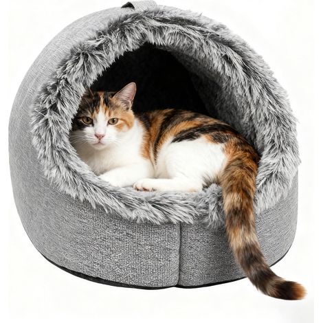 Kattenhuis pour Buiten, Winterbestendig Kattenbed, Waterdicht, Opvouwbaar Kattenbed/Kattengrot, Weerbestendige Kattengrot (1/5)