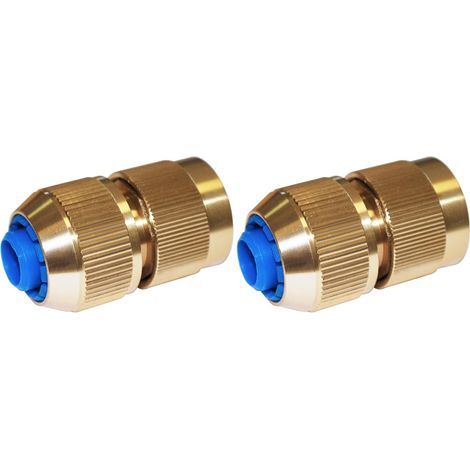 2 - Raccord Arrosage - Raccord Rapide - Automatique 3 Billes Ø19 mm Compatible Tuyau 3/4" Laiton ABS Robuste Extérieur Jardin (1/5)