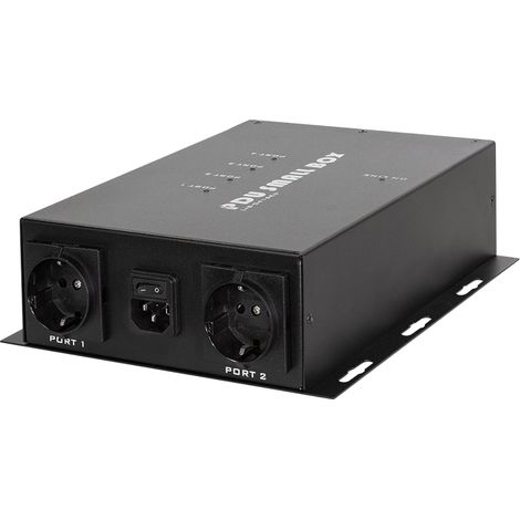 LOGILINK Boîtier intelligent de distribution électrique IP PDU4S01, 4 sorties, noir (1/5)