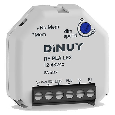 Regulador para tiras Led monocolor RE PLA LE2 de Dinuy