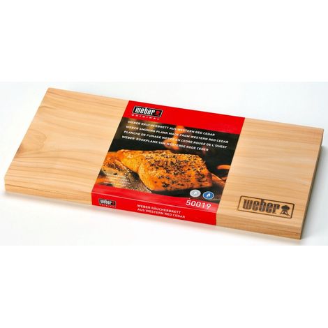 Weber Tabla para ahumar de cedro natural lote de 2 (1/5)
