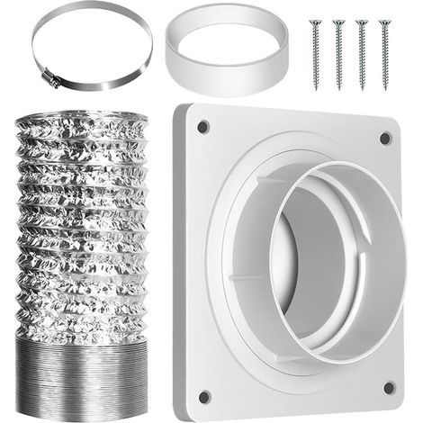 Kit de Ventilation pour Fenêtre de Climatisation - Accessoire de Tuyau d'Évacuation pour Climatiseur Mobile Panneau Adaptateur Réglable pour Refroidissement Estival Conduits de Ventilation Maison Ga (1/5)