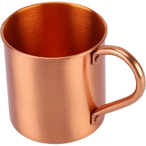 HOXILEELEO - Tasse sport à anse droite en cuivre, mug en cuivre pur (1/4)