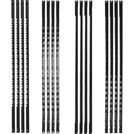 Lames de scie à chantourner 133mm – Set 26pcs avec 10/15/18/21/24/28 TPI – Lame scie a chantourner pour bois métal plastique, coupes fines et modélisme, lames universelles de remplacement (1/5)