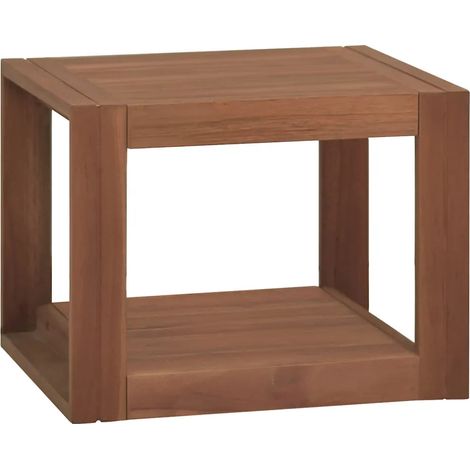 Armario de pared para baño de 45 x 45 x 35 cm amplio espacio de almacenamiento diseño elegante en madera de teca 020046960 (1/5)