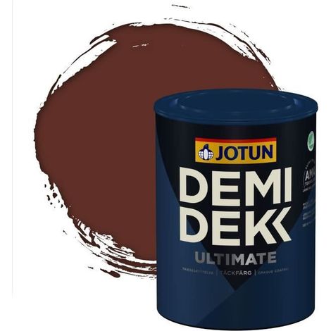 Peinture Bois - DEMI DEKK ULTIMATE - Lasure Opaque Satinée - RAL 8015 - 0,75L (1/2)