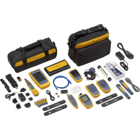 Fluke Networks LIQ-DUO-1475-H6-EU Testeur réseau Adapté pour (spécifications réseau (CAT)): CAT 4, CAT 5, CAT 5e, CAT 6 (1/3)