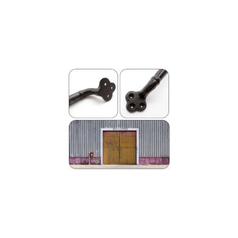 Maniglia per porta scorrevole, maniglia per porta in ghisa, maniglia per porta da fienile, maniglia per mobile da cucina utilizzata per porte di capannoni, garage, Ar - Crezuo