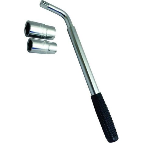 Clé À Douille - Poignée Extensible - Tailles 17 mm 19 mm 21 mm 23 mm - Pour Roue De Voiture - 1 Pièce (1/5)