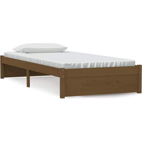 Maison Exclusive - Estructura cama sin colchón madera maciza marr (1/5)