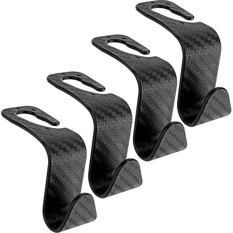 pezzi ganci per poggiatesta auto ganci portatili per schienale sedile auto ganci portaoggetti in plastica per vari modelli shopping viaggi accessori auto (1/5)