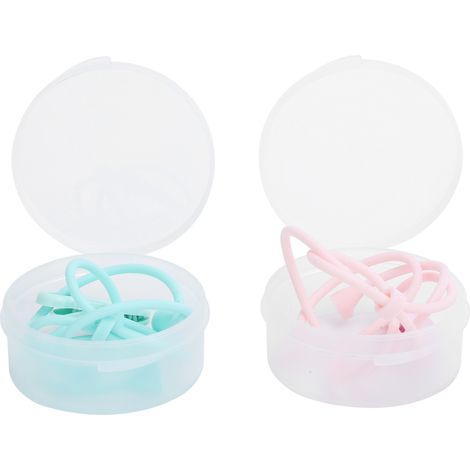 Cordon de sécurité élastique en silicone anti-perte pour appareils auditifs BTE, pour enfants (1/5)